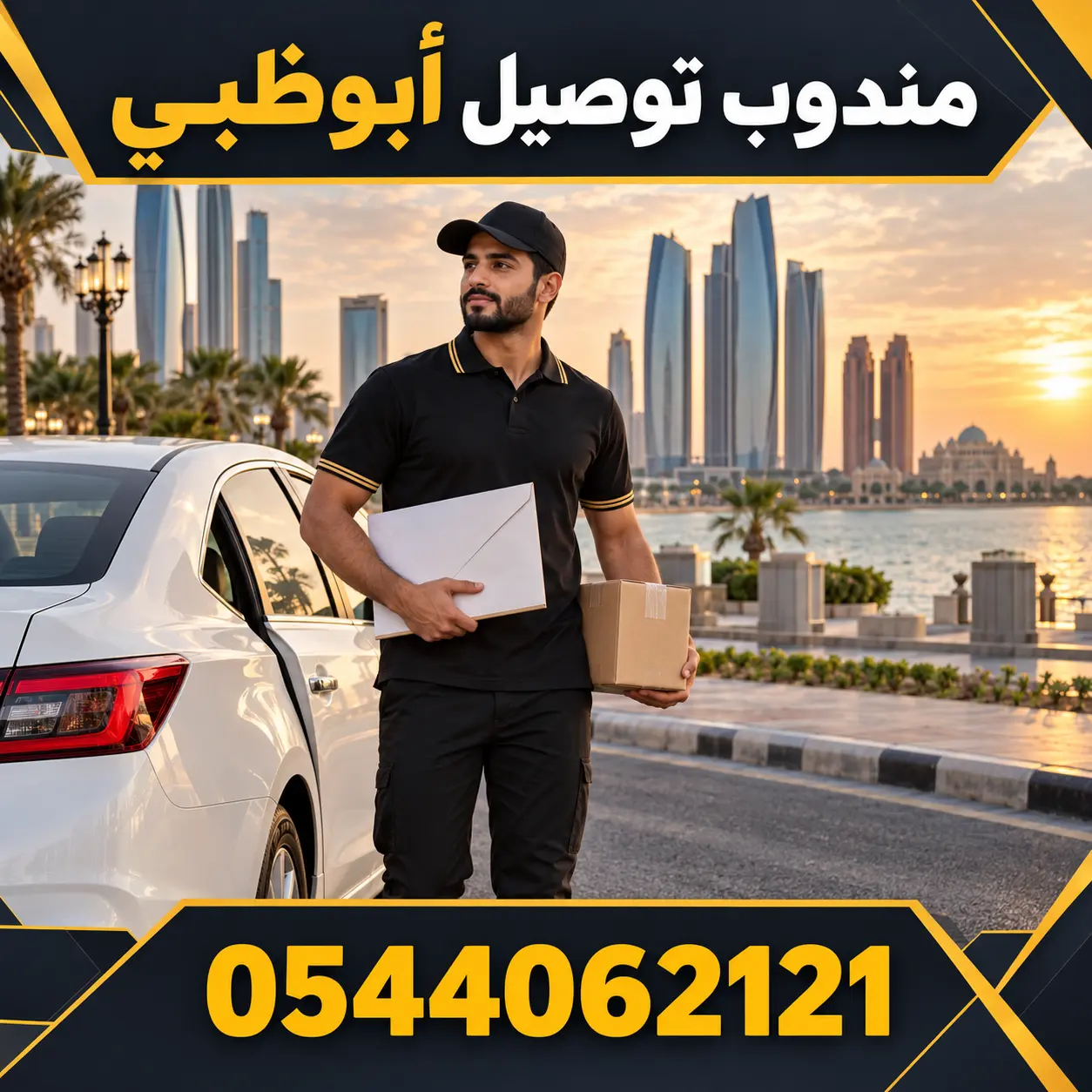 مندوب توصيل أبوظبي رقم 0544062121